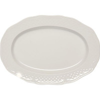 Селедочница «Афродита»;фарфор;,H=25,L=240,B=165мм;белый