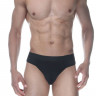 Черные мужские трусы-стринги с широкой резинкой Черные мужские трусы-стринги с широкой резинкой