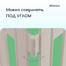 Белое декоративное ограждение (42х35 см) - 5 секций