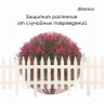 Белое декоративное ограждение (42х35 см) - 5 секций