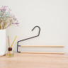 Черная многоуровневая вешалка для брюк и юбок Wood (36х21,5 см)