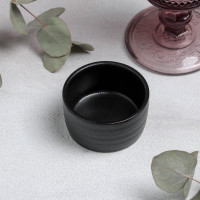 Соусник фарфоровый Magistro  Pietra lunare , 6,8×3,7 см, цвет чёрный