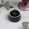 Соусник фарфоровый Magistro  Pietra lunare , 6,8×3,7 см, цвет чёрный