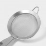 Сито с ручкой Доляна Zero, d=10 см, нержавеющая сталь