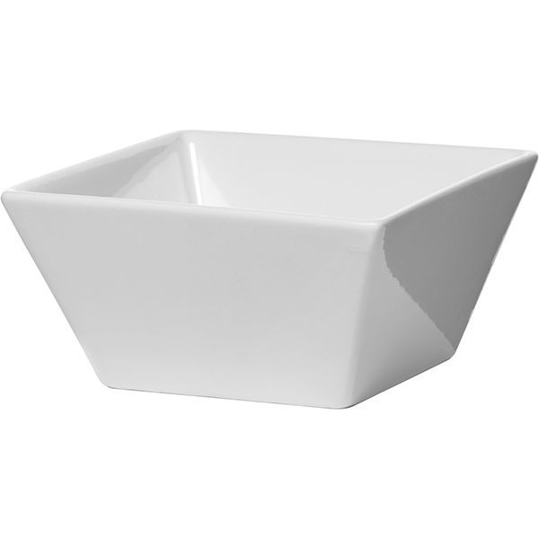 Салатник «Кунстверк» квадратный;фарфор;0,69л;,H=60,L=148,B=148мм;белый 