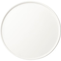 Белое блюдо для пиццы «Кунстверк» (диаметр 40 см)