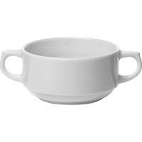 Чашка бульонная «Это Рома»;фарфор;300мл;,H=55мм;белый