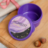Фиолетовый круглый ланч-бокс «Момент счастья» (150 мл.) Фиолетовый круглый ланч-бокс «Момент счастья» (150 мл.)