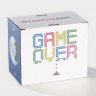 Кружка керамическая Game Over, 400 мл, цвет белый