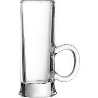 Стопка «Айлэнд» с ручкой;стекло;55мл;D=36/63,H=101мм;прозр.