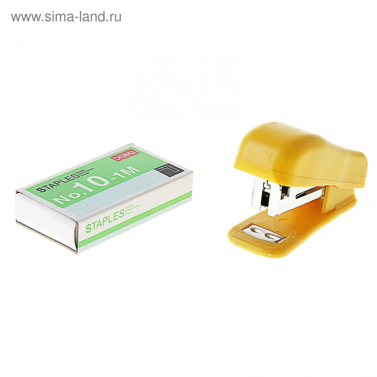 Степлер МИНИ, №10 + скобы №10, в блистере 
