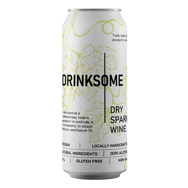 Безалкогольный напиток «Сухое игристое вино» - 330 мл. 