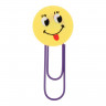 Закладка-скрепка  Смайл  большая, 11 см
