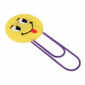 Закладка-скрепка  Смайл  большая, 11 см