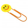 Закладка-скрепка  Смайл  большая, 11 см