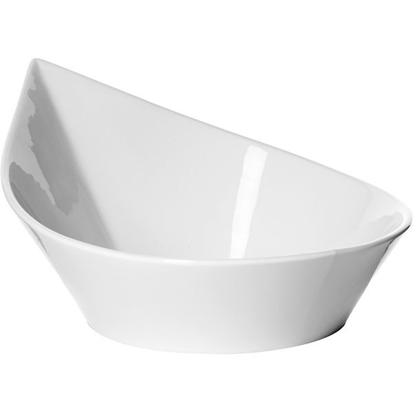 Салатник «Кунстверк»;фарфор;0,7л;D=240,H=46,L=230,B=190мм;белый 