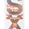 Ультратонкие презервативы Sagami Xtreme Superthin - 36 шт.