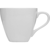 Чашка чайная «Кунстверк»;фарфор;180мл;D=78,H=73,L=107мм;белый