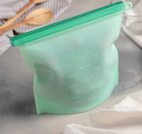 Силиконовый герметичный пакет с zip-lock замком (1,1 л.)