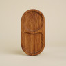 Поднос из дуба с двумя отделениями Sima-Land Home, 21×11×2 см
