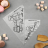 Кондитерские мешки Bake with love, (L) 38 х 24 см, 50 шт