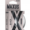 Черные утолщенные презервативы MAXUS Extra Strong с железным кейсом - 3 шт.
