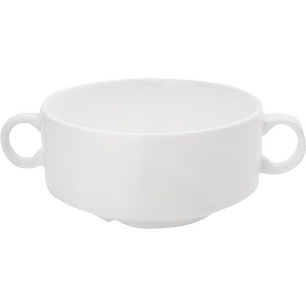 Чашка бульонная «Кунстверк»;фарфор;300мл;D=110,H=55,L=145мм;белый 