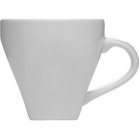 Чашка кофейная «Кунстверк»;фарфор;100мл;D=69,H=66,L=91мм;белый