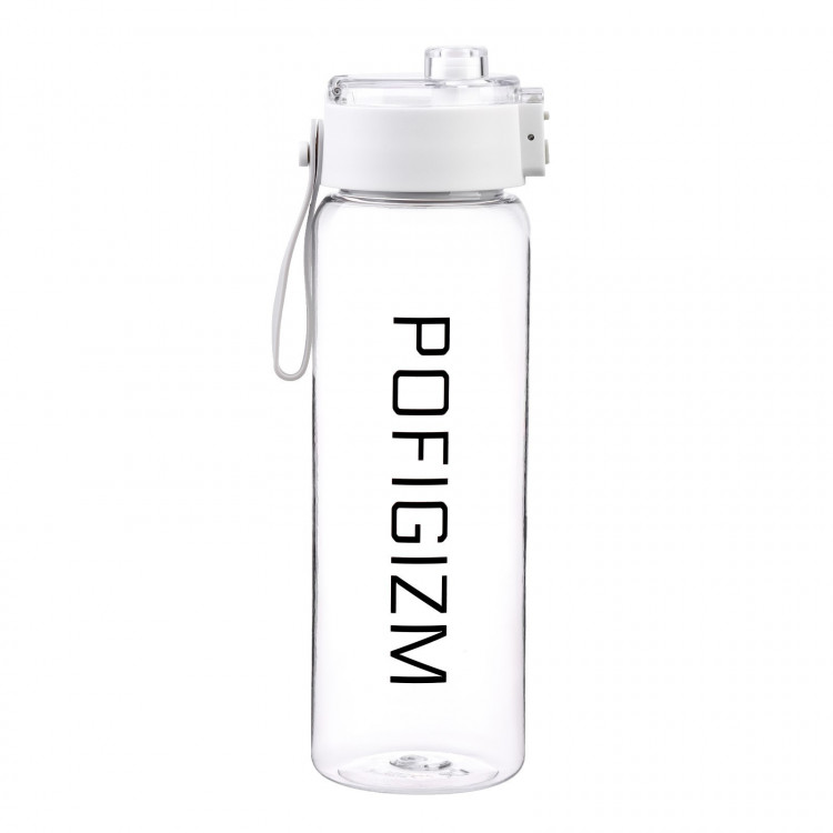 Прозрачная бутылка для воды Pofigizm (810 мл.) 