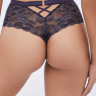 Темно-синие трусики-стринги с высокой талией Glow Темно-синие трусики-стринги с высокой талией Glow