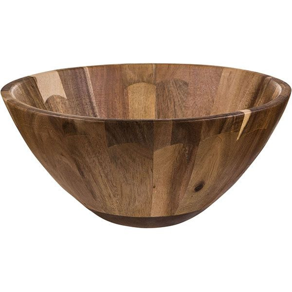 Сервировочный салатник из акации (диаметр 30 см) 