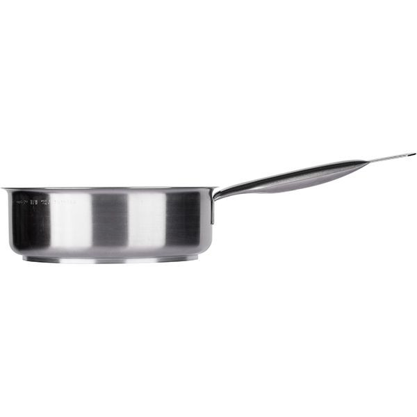 Сотейник;сталь нерж.;3,7л;D=240,H=85,L=485,B=260мм;металлич. 