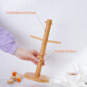 Бамбуковая подставка для кружек Bamboo (14,5х32 см)