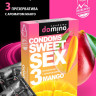 Презервативы для орального секса DOMINO Sweet Sex с ароматом манго - 3 шт.