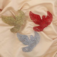 Украшение ёлочное  Голубки резные  (набор 3 шт) 12х11,5 см, микс