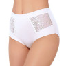Высокие трусики Charm Cotton с кружевными вставками
