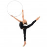 Обруч для художественной гимнастики Grace Dance, профессиональный, d=60 см, цвет белый