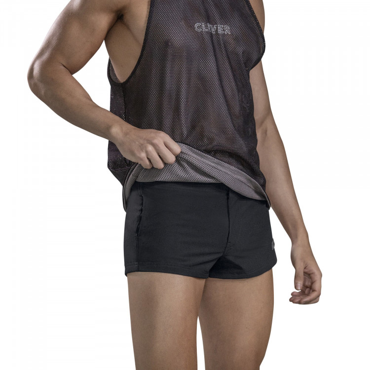 Черно-серая двусторонняя мужская майка Fit Tank-top 