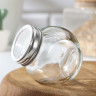 Стеклянная баночка для сыпучих продуктов с металлической крышкой «Классика» (200 мл.)