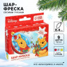 Елочная игрушка своими руками  Новогодний шар-фреска  Медвежоннок Винни