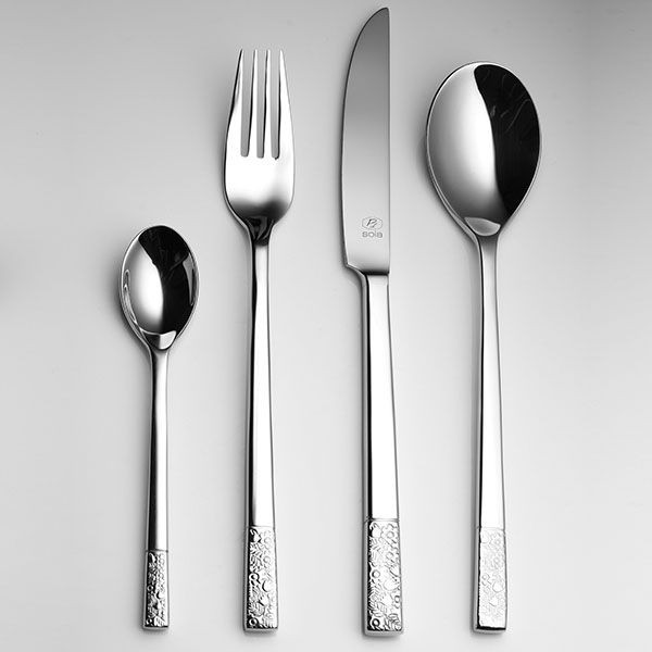 Ложка столовая «Фиори»;хромоник. сталь;,L=20,6см 