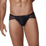 Черные трусы-джоки с ажурными вставками Urge Jockstrap