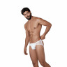 Белые трусы-джоки с ажурными вставками Urge Jockstrap