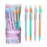 Карандаш механический 0,5 мм ErichKrause  Tropic Pastel Bloom  НВ, с ластиком, круглый корпус Soft-touch, тубус, микс