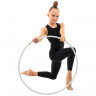 Обруч для художественной гимнастики Grace Dance, профессиональный, d=70 см, цвет белый