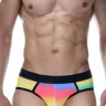 Разноцветные мужские трусы с пикантными вырезами сзади