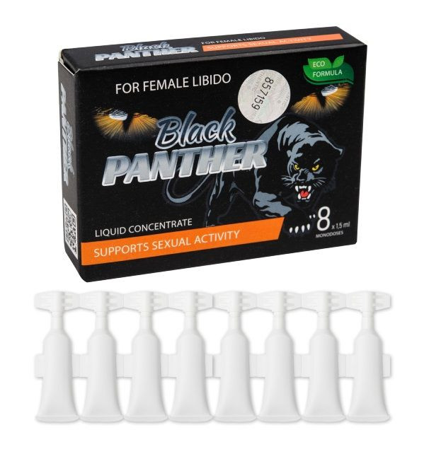 Пищевой концентрат для женщин BLACK PANTER - 8 монодоз (по 1,5 мл.) 