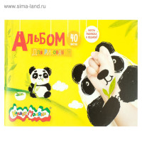 Альбом для рисования А4, 40 листов на скрепке  Каляка-Маляка , 100 г/м2