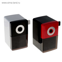 Точилка механическая с контейнером  Классика Офис , большая, МИКС