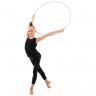 Обруч для художественной гимнастики Grace Dance, профессиональный, d=80 см, цвет белый